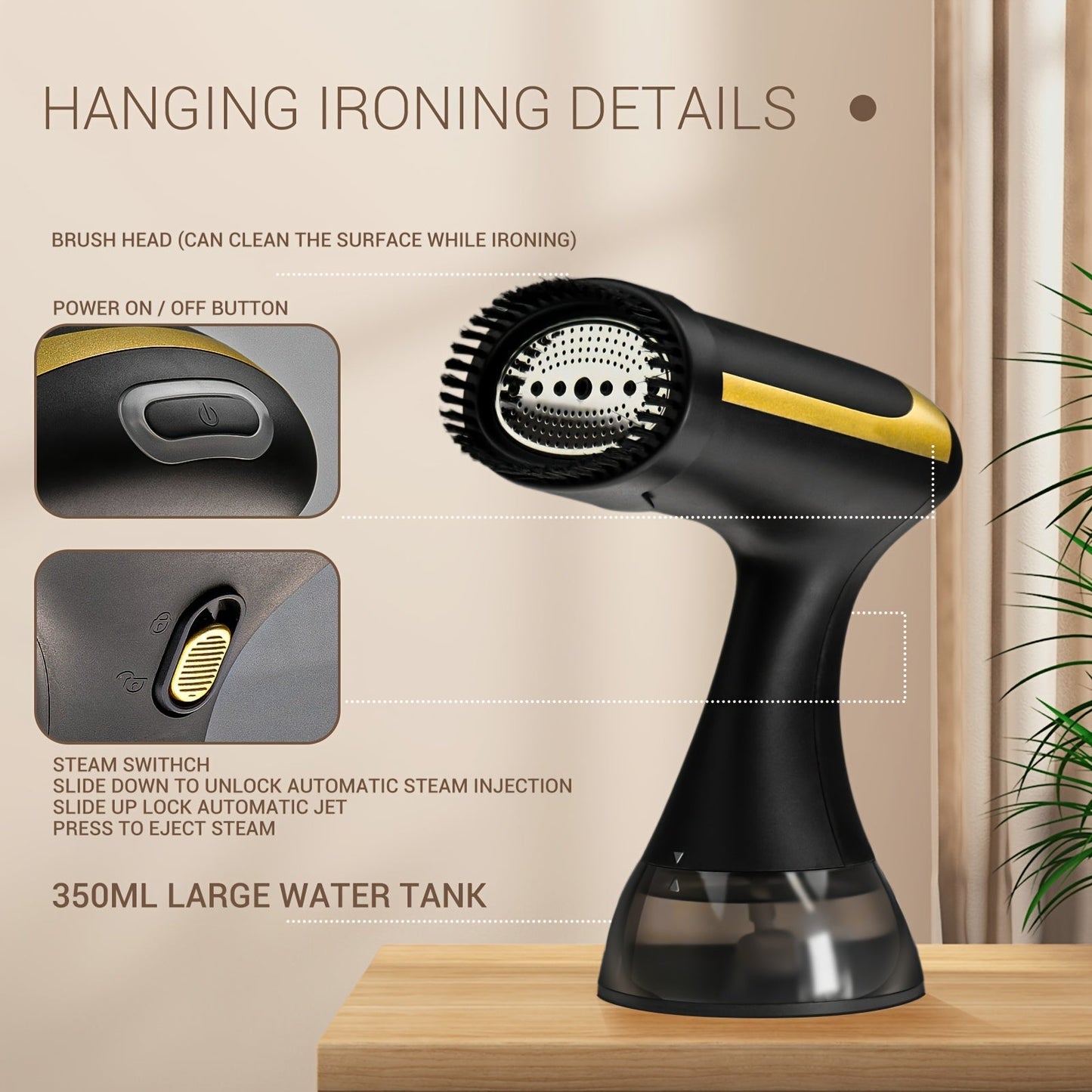Portable Handheld Steam Clothing Steamer