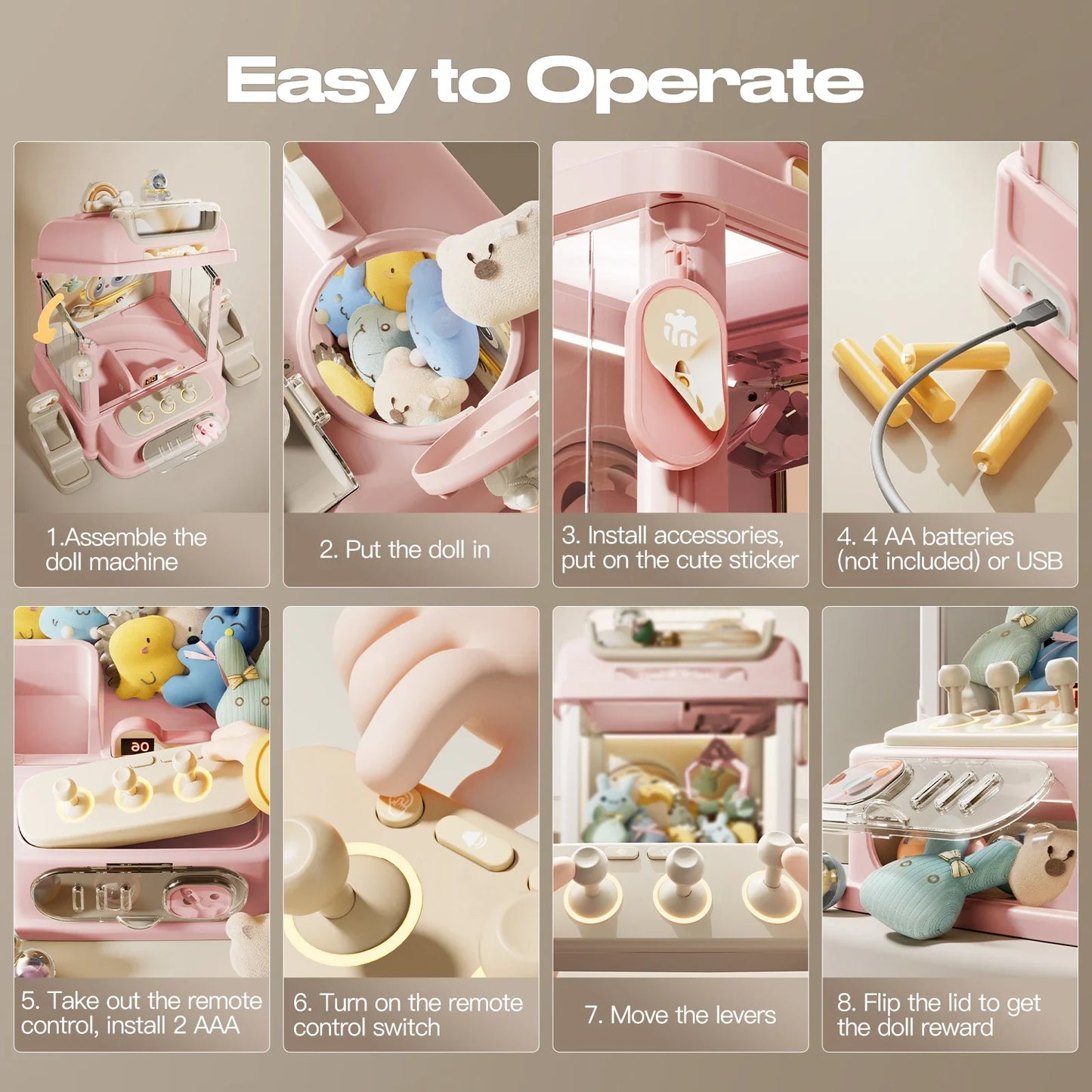Big Size DIY Doll Machine