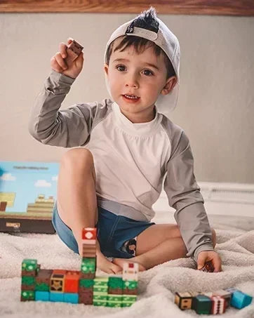 Magnetic Building Block Mine World