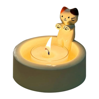Cat Candle Holder