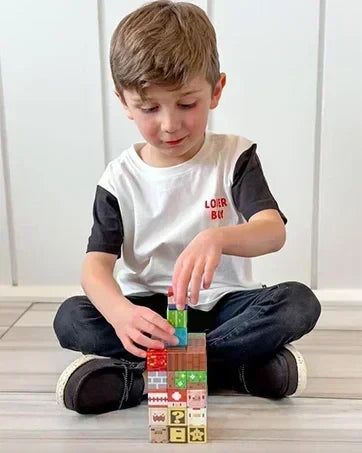 Magnetic Building Block Mine World