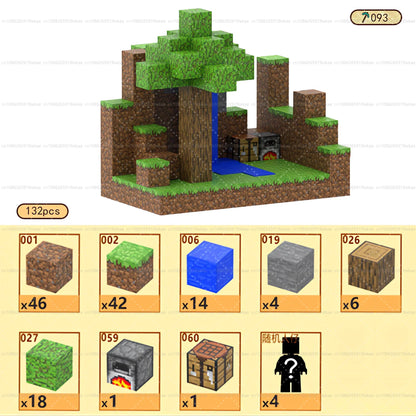 Magnetic Building Block Mine World
