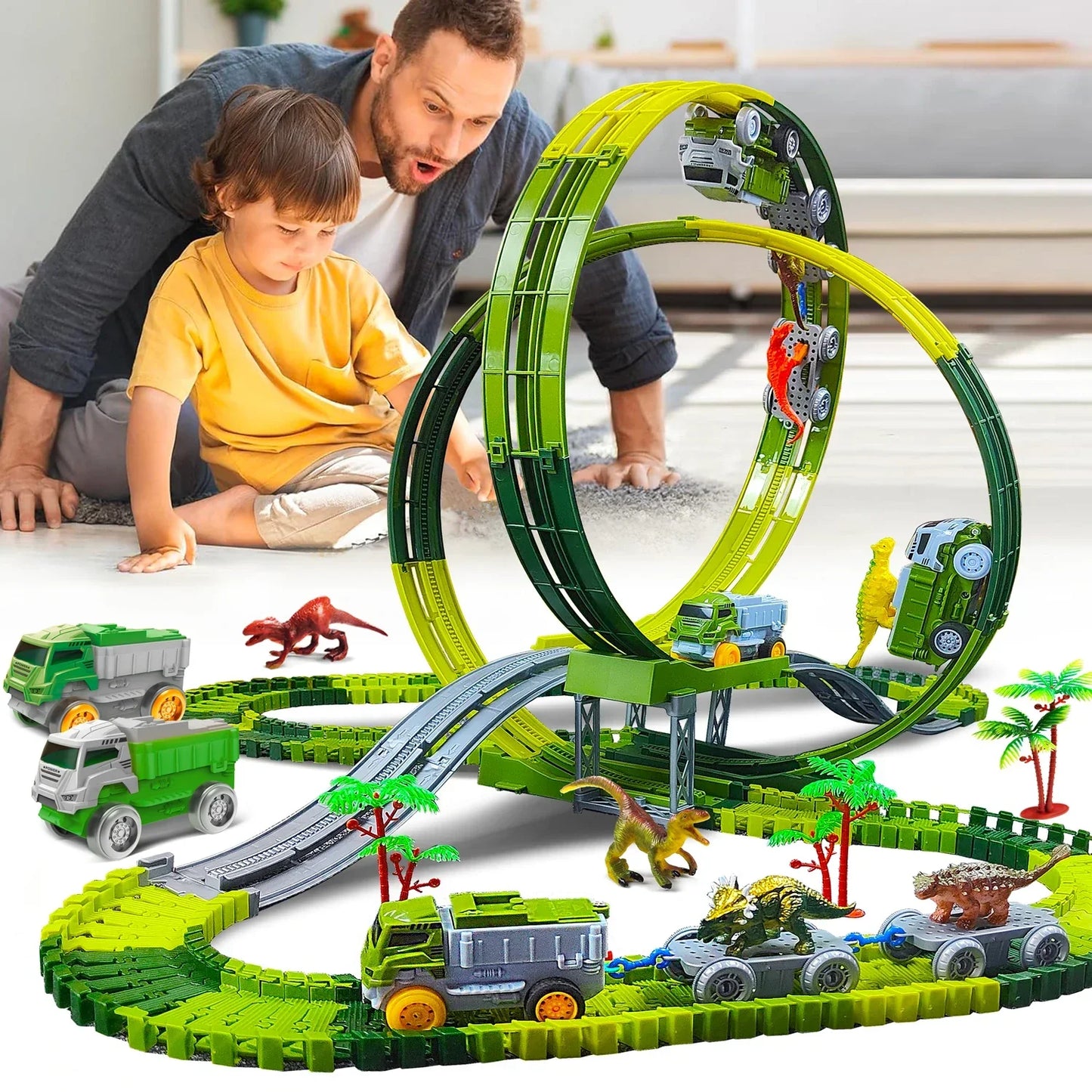 Children Electric Track Toy Car