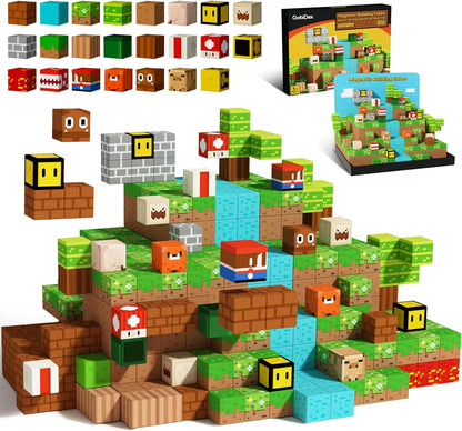 Magnetic Building Block Mine World