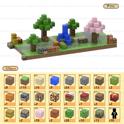 Magnetic Building Block Mine World