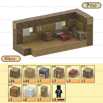 Magnetic Building Block Mine World