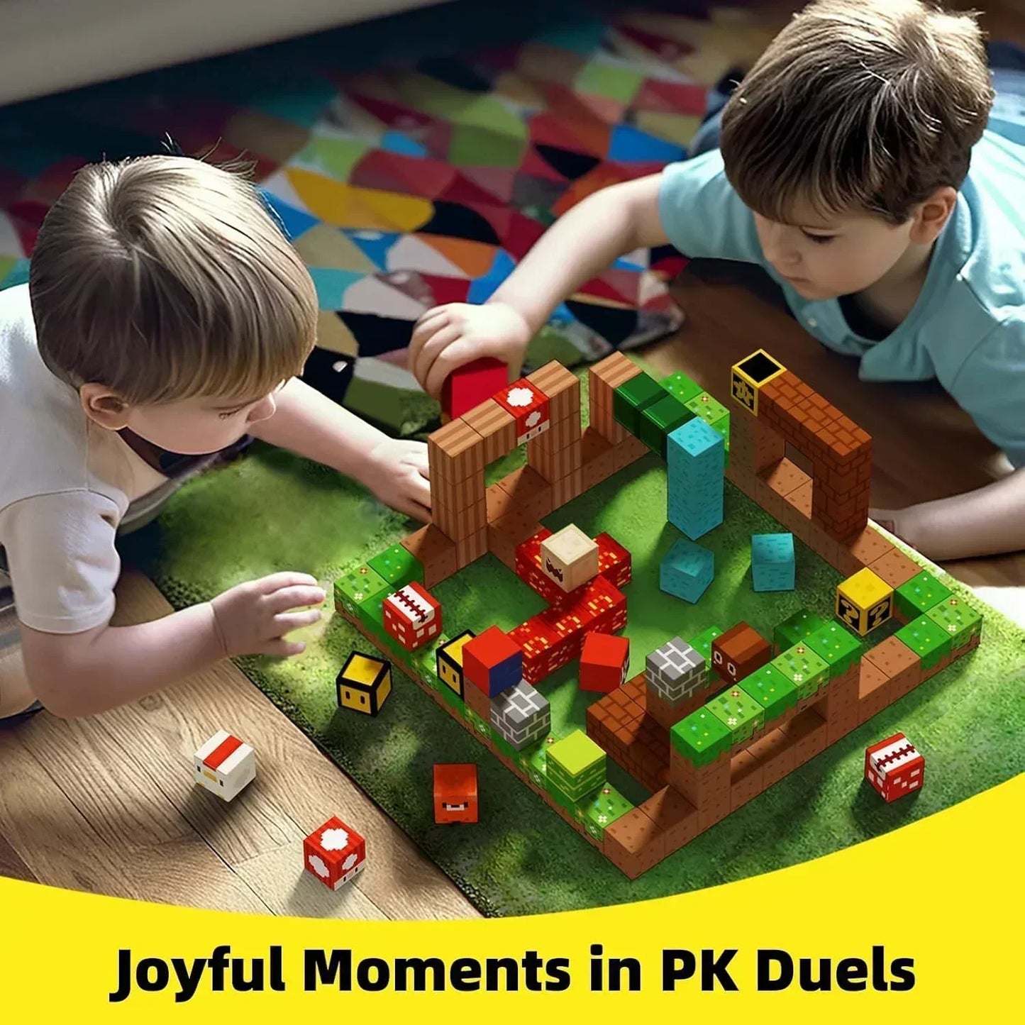 Magnetic Building Block Mine World