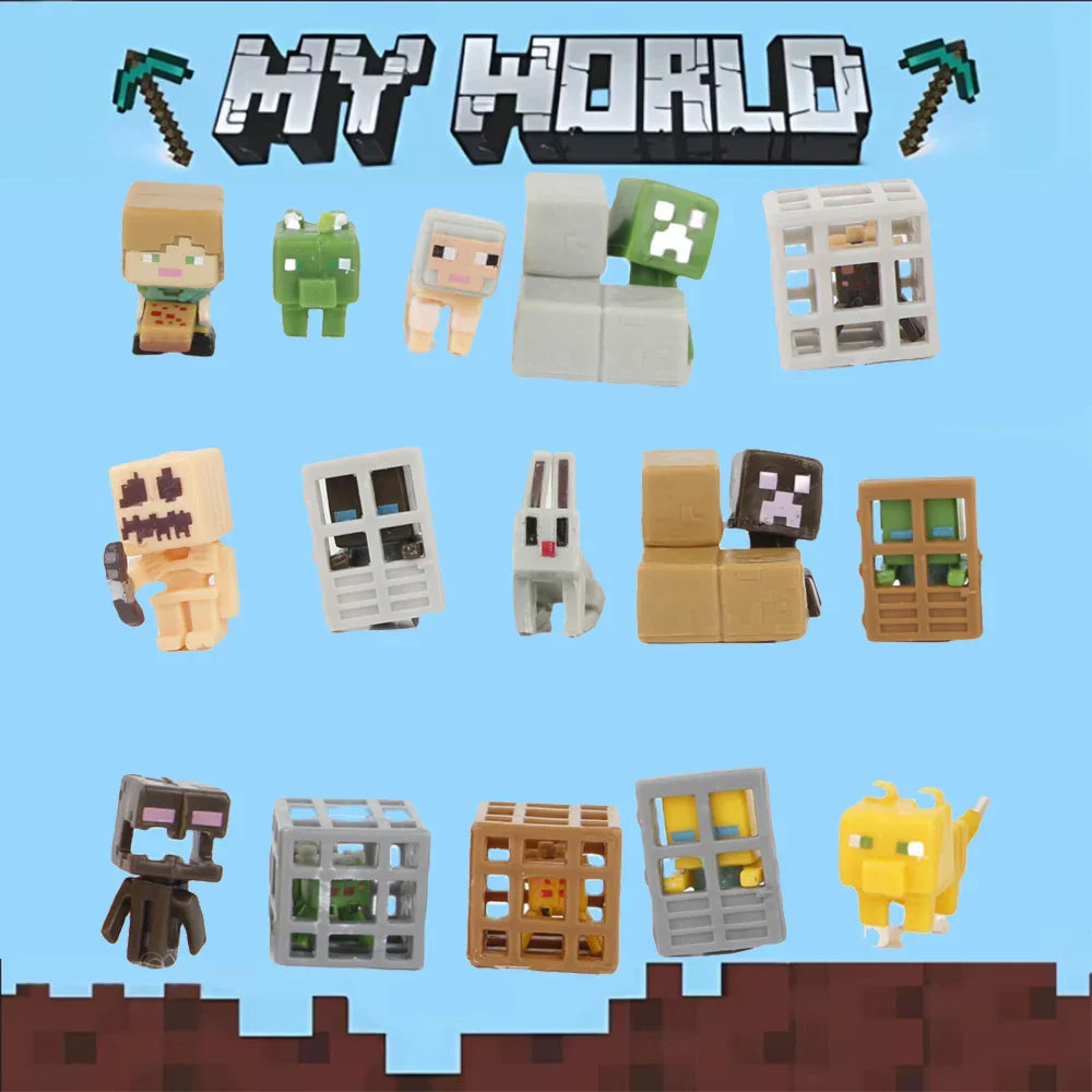 Magnetic Building Block Mine World