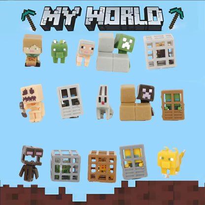 Magnetic Building Block Mine World