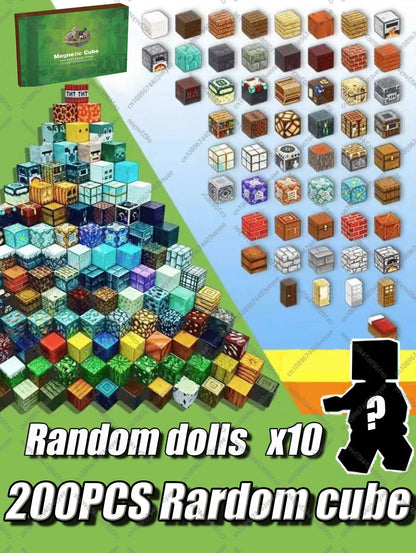 Magnetic Building Block Mine World
