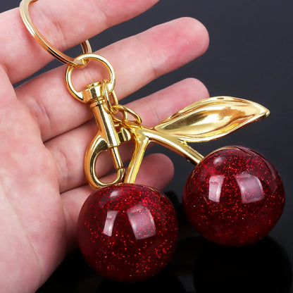 Cherry Key Chain for Bag