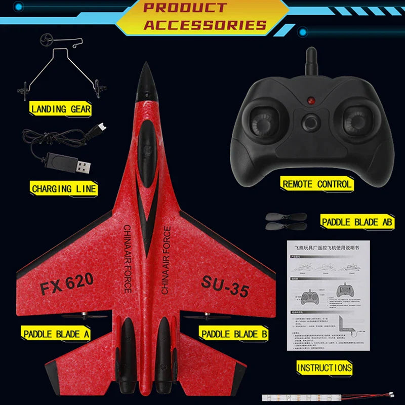 RC Foam Aircraft SU-35 Plane