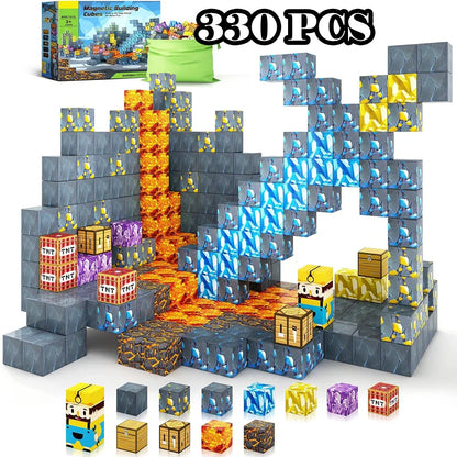 Magnetic Building Block Mine World