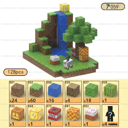 Magnetic Building Block Mine World