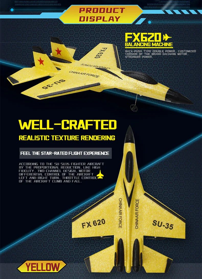 RC Foam Aircraft SU-35 Plane