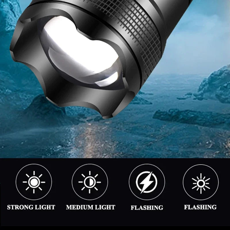 P70 Ultra Bright Tactical Flashlight
