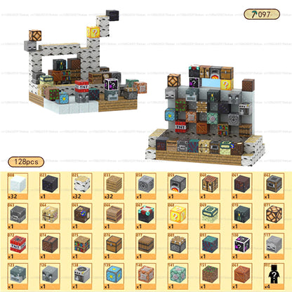 Magnetic Building Block Mine World