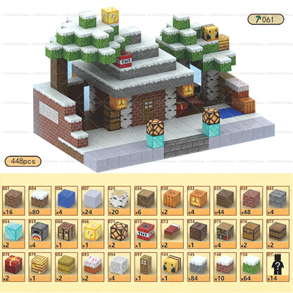 Magnetic Building Block Mine World