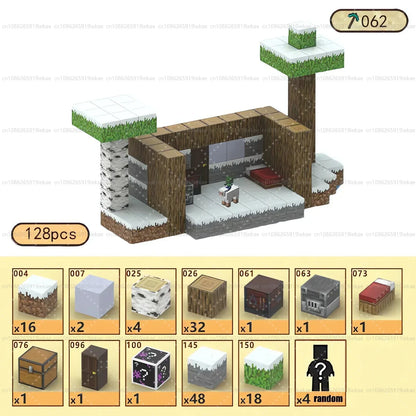 Magnetic Building Block Mine World