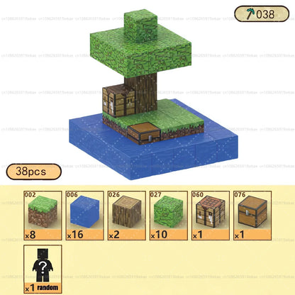 Magnetic Building Block Mine World