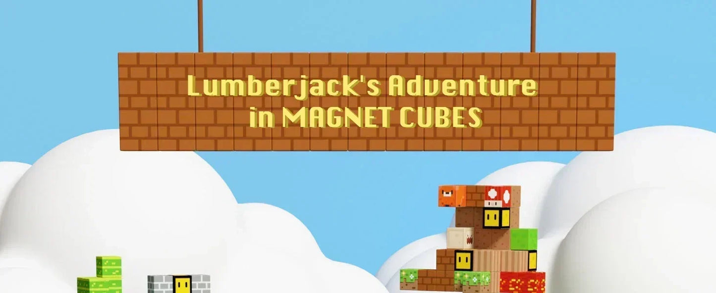 Magnetic Building Block Mine World