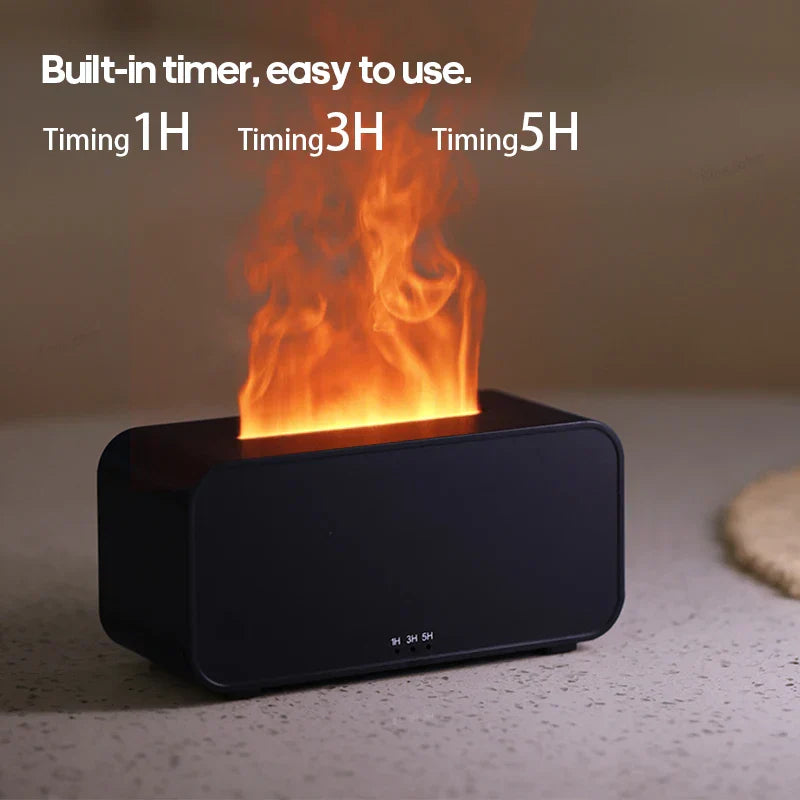 Simulation Flame Aromatherapy Humidifier
